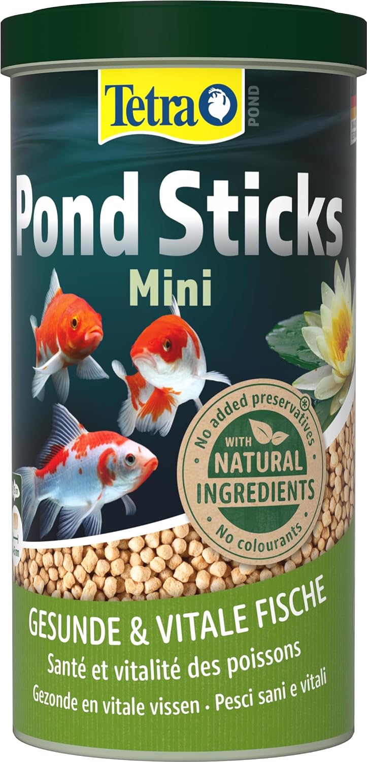 tetra-pond-sticks-mini-1l-aliment-complet-et-equilibre-sous-forme-de-mini-sticks-pour-petits-poissons-de-bassin