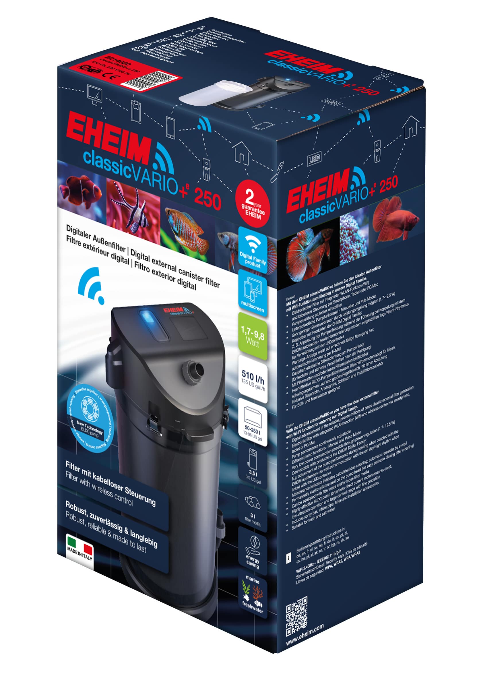 eheim-classic-2214-vario-e-250-filtre-externe-electronique-wifi-pour-aquarium-de-50-a-250-l-new-4-min