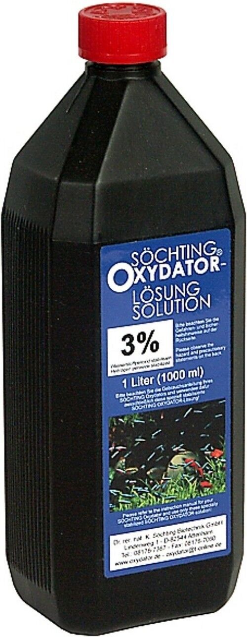SÖCHTING Recharge Oxydator 3% bouteille 1 L de Liquogène pour réacteur Oxydator