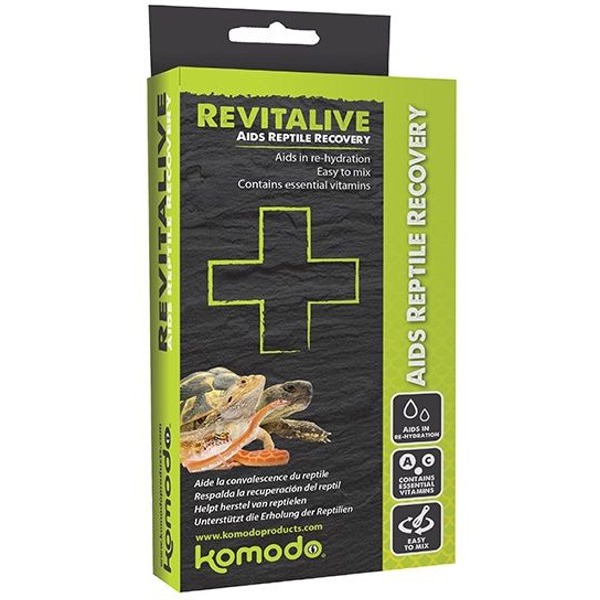 KOMODO RevitaLive complément vitaminé d\'aide à l\'introduction ou la convalescence des reptiles