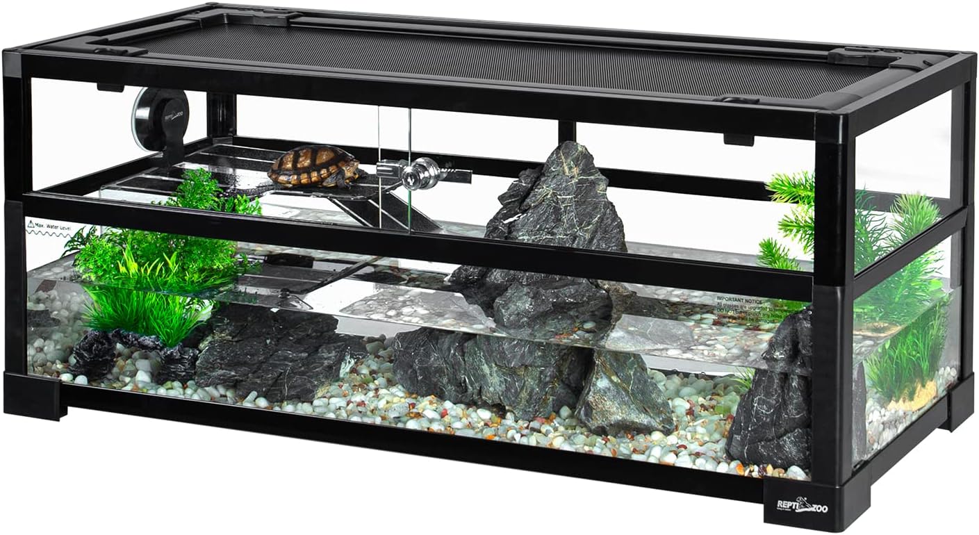 reptizoo-water-land-76-x-30-x-30-cm-aquaterrarium-avec-systeme-de-drainage-pour-tortue-d-eau-5