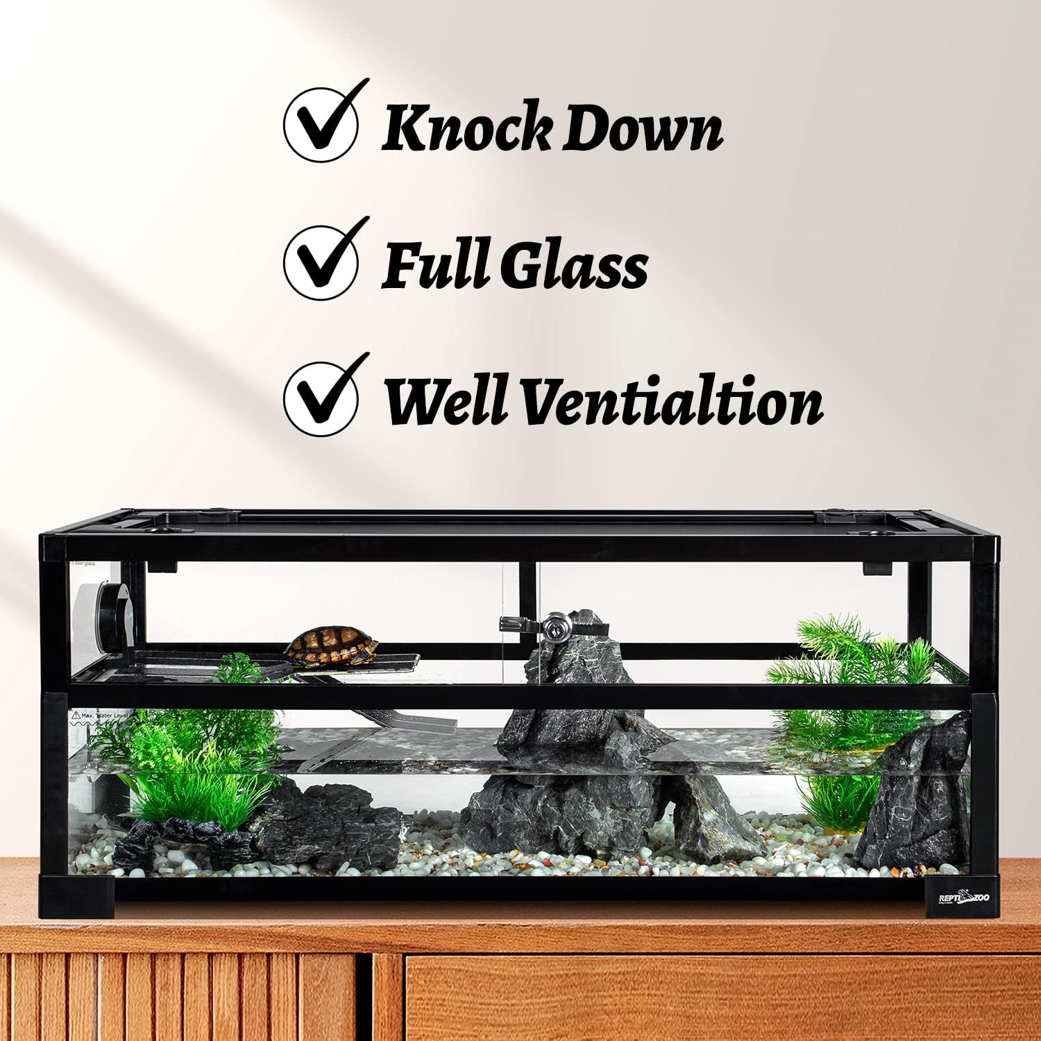 reptizoo-water-land-76-x-30-x-30-cm-aquaterrarium-avec-systeme-de-drainage-pour-tortue-d-eau-3