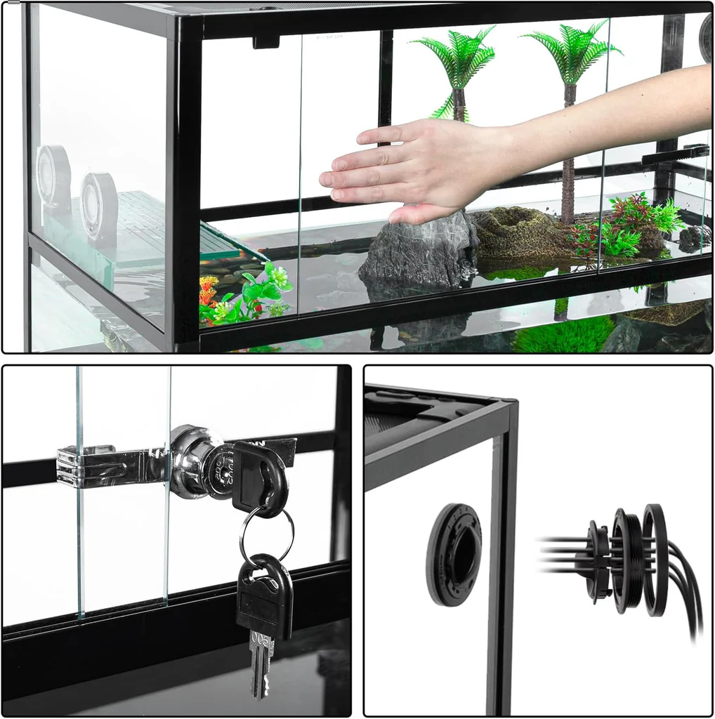 reptizoo-water-land-90-x-45-x-45-cm-aquaterrarium-avec-systeme-de-drainage-pour-tortue-d-eau-5