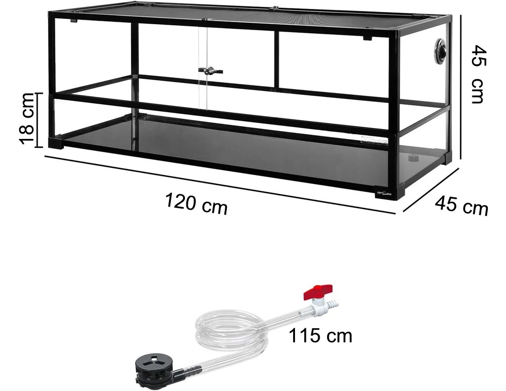 reptizoo-water-land-120-x-45-x-45-cm-aquaterrarium-avec-systeme-de-drainage-pour-tortue-d-eau-1
