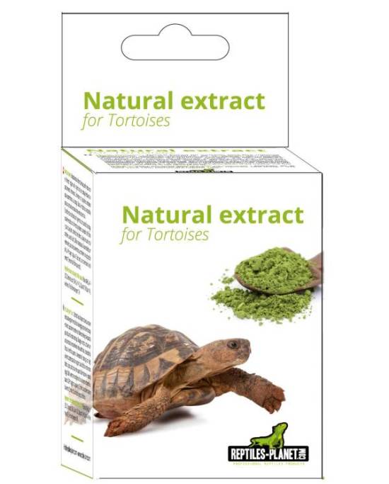 REPTILES PLANET Natural Extract 100 gr complément nutritionnel pour tortues terrestres avec Calcium et Phosphore