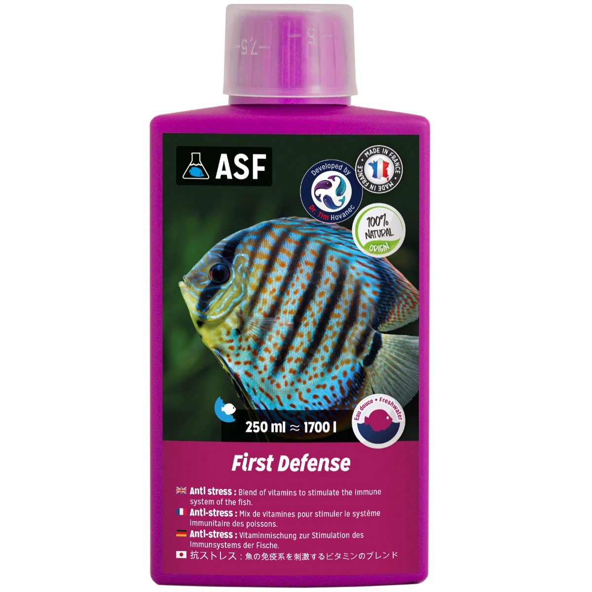 aquarium-systems-first-defense-eau-douce-250-ml-anti-stress-a-base-de-vitamines-stimulant-le-systeme-immunitaire-des-poissons