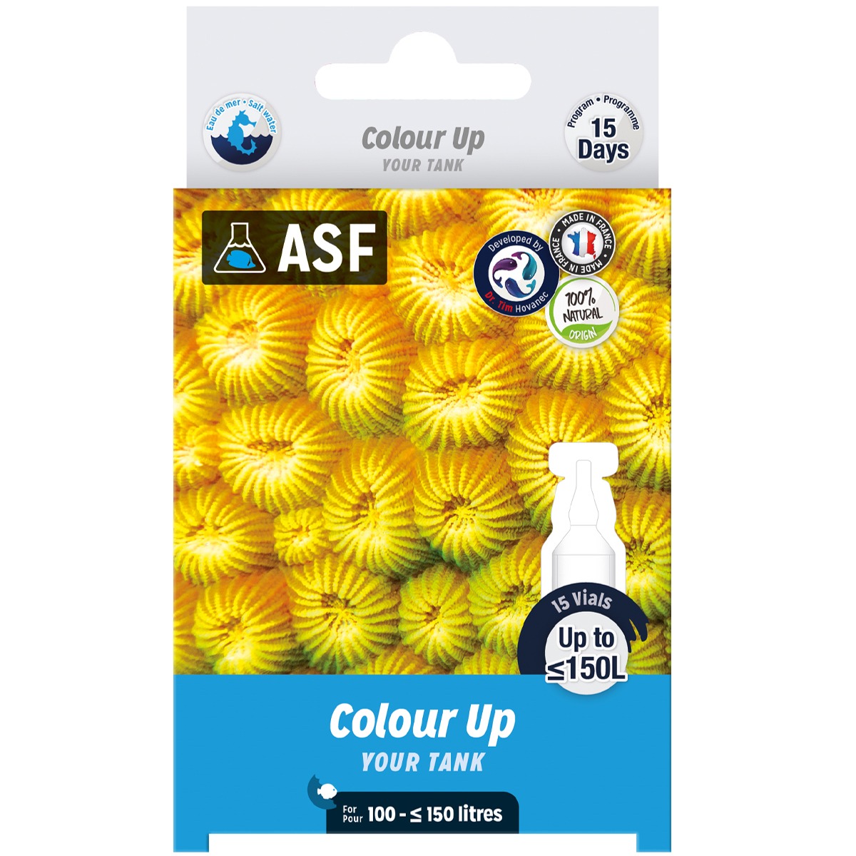 AQUARIUM SYSTEMS Colour-Up Marine programme Unidoses spécial coraux sur 15 jours