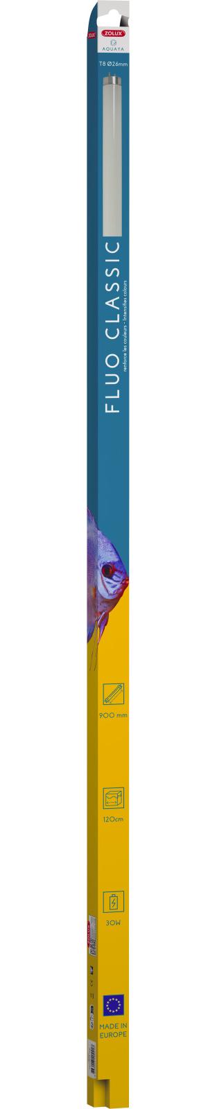 ZOLUX Fluo Classic 30W 90 cm tube néon T8 pour aquarium d\'eau douce et d\'eau de mer