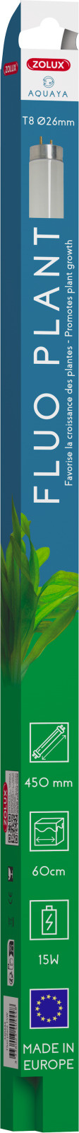 ZOLUX Fluo Plant 15W 45 cm tube néon T8 spécial croissance des plantes pour aquarium d\'eau douce