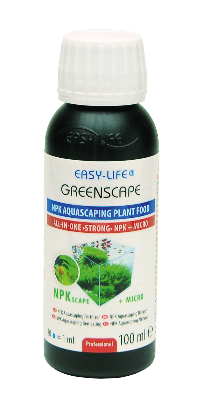 EASY-LIFE Green Scape 100 ml engrais liquide riche en élément NPK pour plantes d\'aquarium à feuillage vert