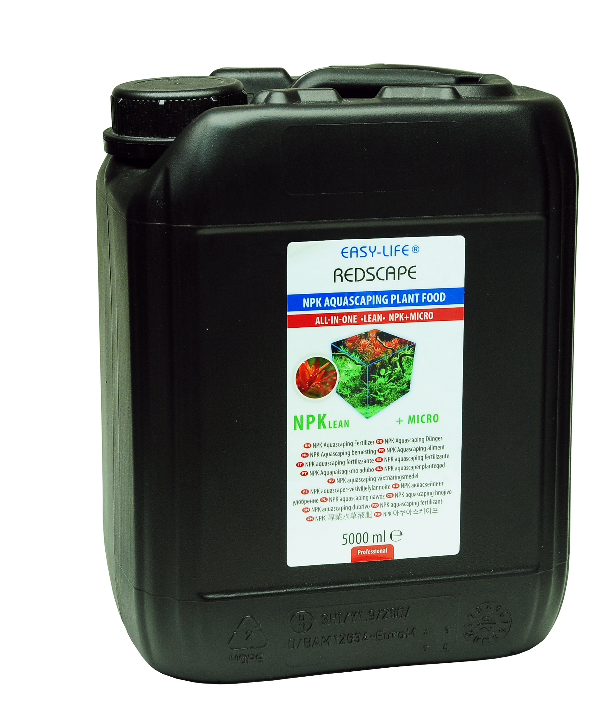 EASY-LIFE Red Scape 5 L engrais liquide riche en élément NPK pour plantes d\'aquarium à feuillage rouge