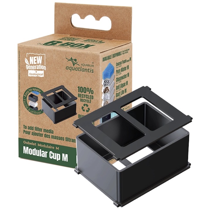 AQUATLANTIS Module de conversion BioBox Mini 1 et 2 pour l\'utilisation des cartouches de type B-Box M