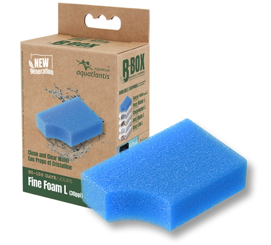 AQUATLANTIS B-Box Fine Foam L cartouche de filtration mécanique à maille fine