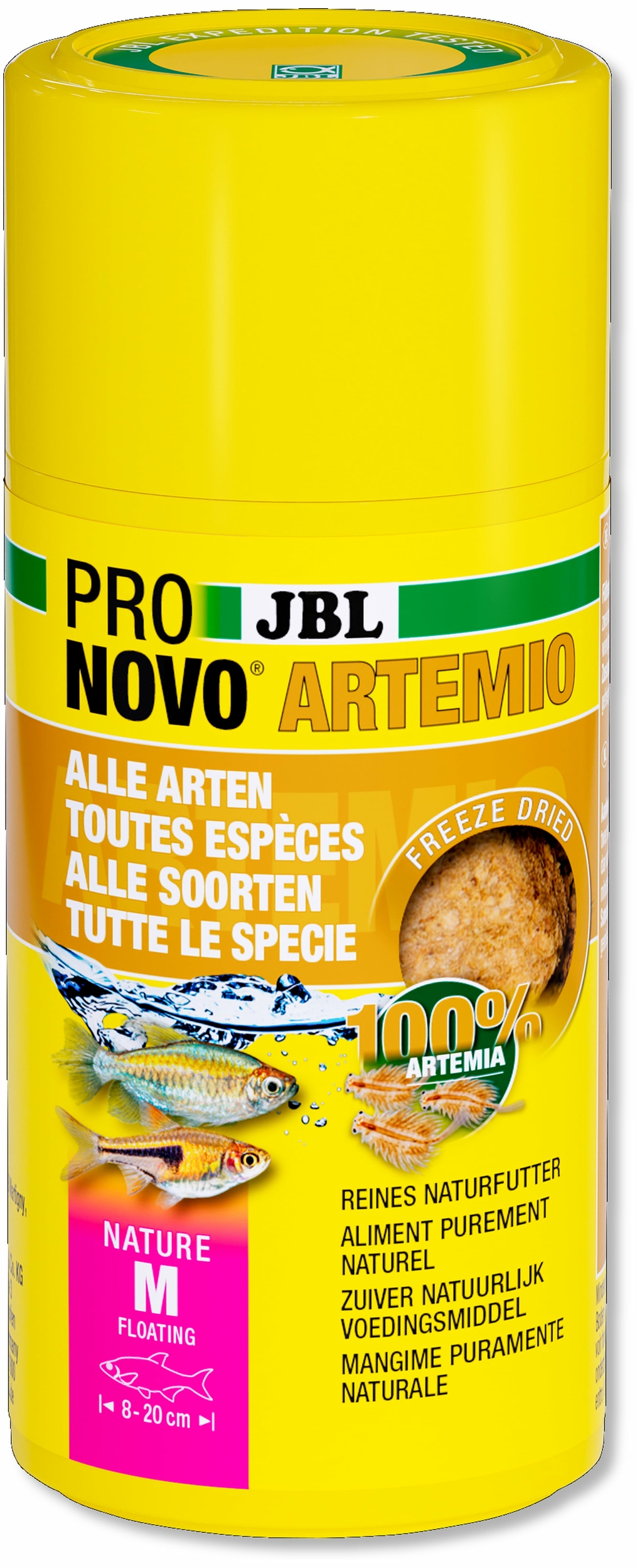 JBL ProNovo Artemio 100 ml Artémias lyophilisés pour poissons de 8 à 20 cm