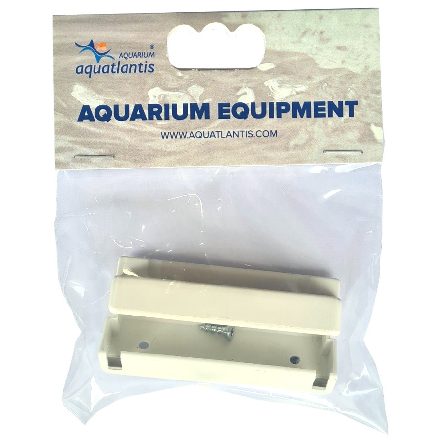 AQUATLANTIS Lot de 2 embouts de réglette Blanc pour Style LED 80 / 100, Elegance Expert, Fusion et Aqua Tower