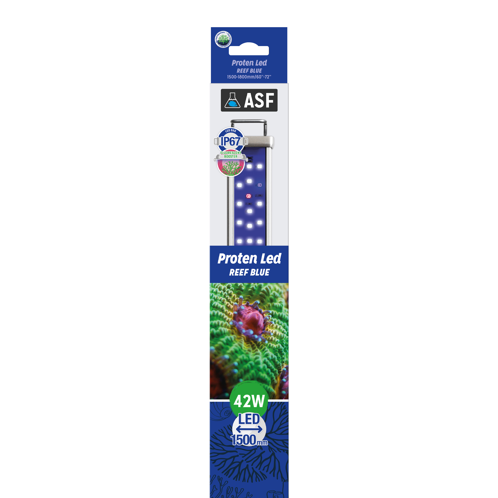 AQUARIUM SYSTEMS Proten LED Reef Blue 150 cm rampe d\'éclairage pour aquarium de 150 à 180 cm ou remplacement d\'un tube T5 ou T8