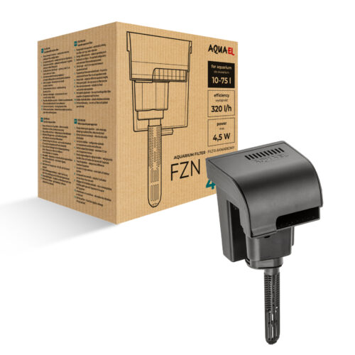 AQUAEL FZN PRO 400 filtre suspendu 320 L/h pour aquarium de 10 à 75 L