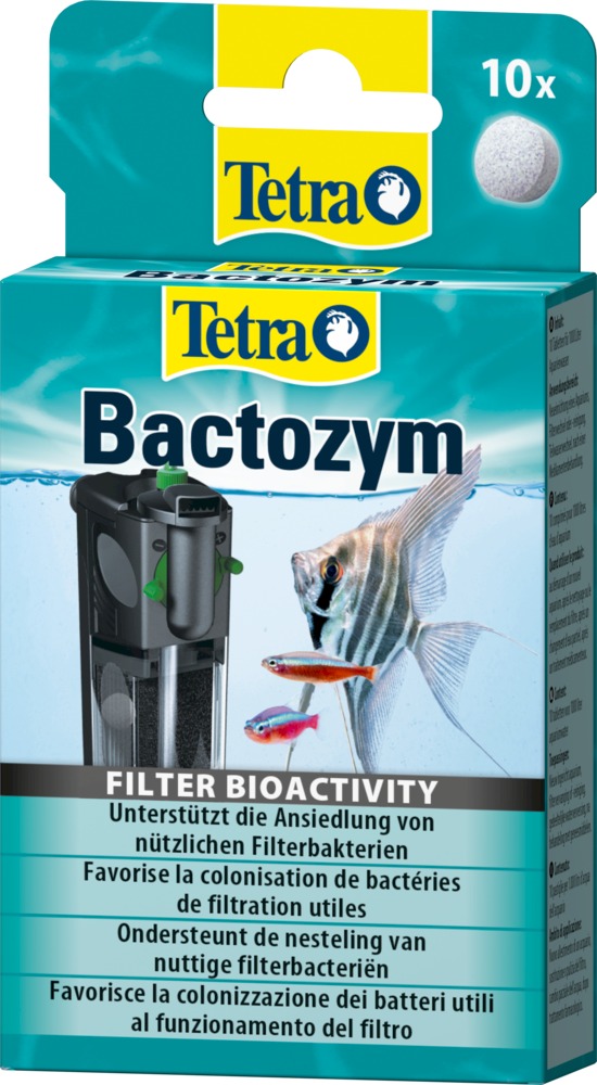 TETRA BactoZym 10 gélules accélère la colonisation des filtres par les bactéries utiles en aquarium d\'eau douce et d\'eau de mer