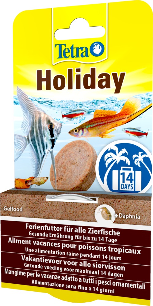 TETRA TetraMin Holiday bloc de nourriture 14 jours spéciale vacances pour poissons d\'aquarium
