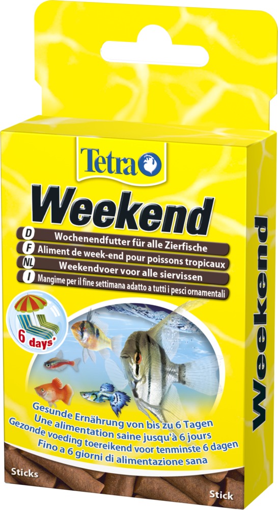 TETRA WeekEnd nourriture complète en sticks pour l\'alimentation de vos poissons jusqu\'à 6 jours