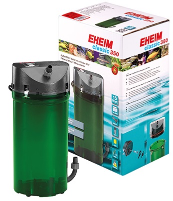 EHEIM 2215 Classic 350 filtre externe pour aquarium entre 120 et 350L avec mousses filtrantes et doubles robinets