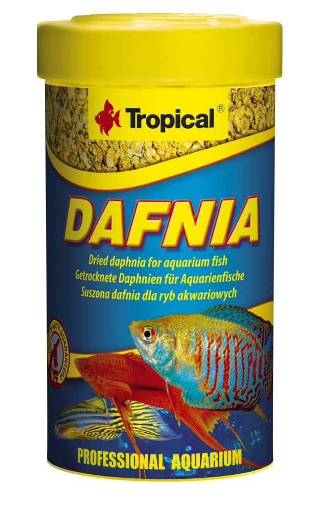 TROPICAL Dafnia 100 ml nourriture composée à 100% de puces d\'eau séchées pour poissons carnivores et omnivores