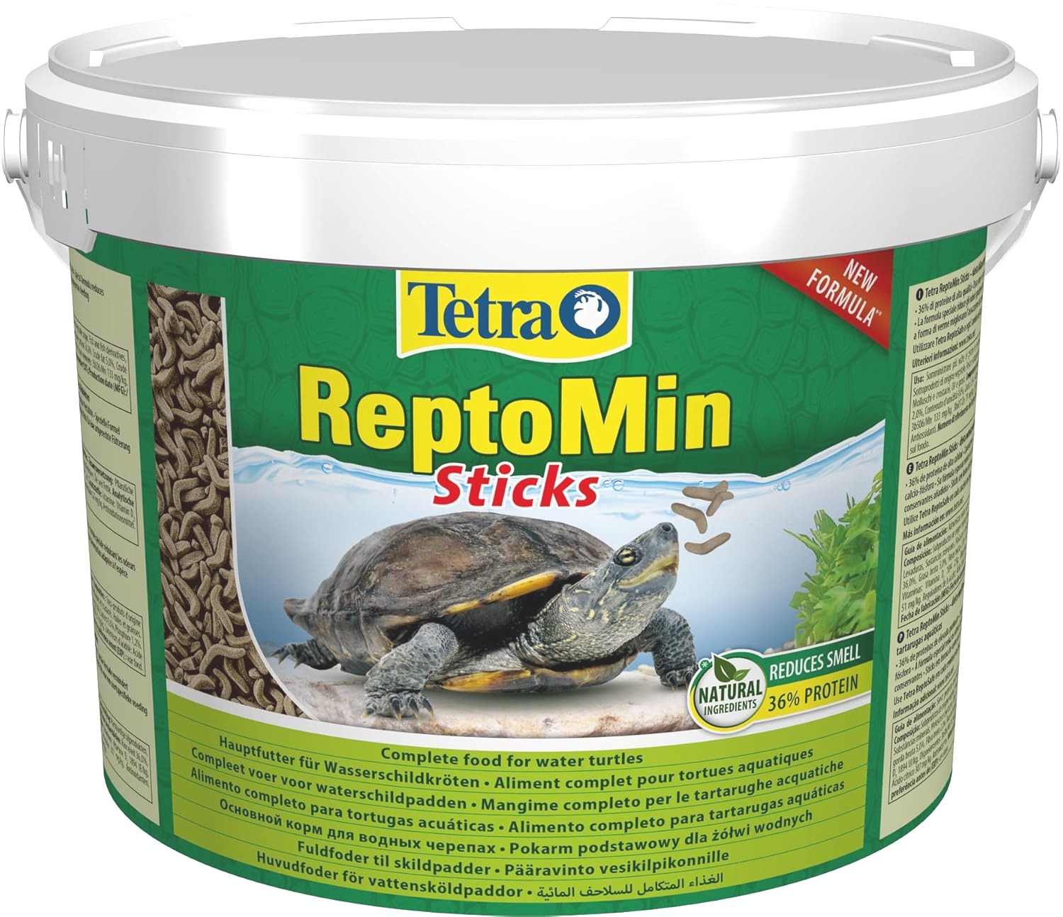 TETRA ReptoMin Sticks 10 L nourriture principale de qualité pour tortues d\'eau