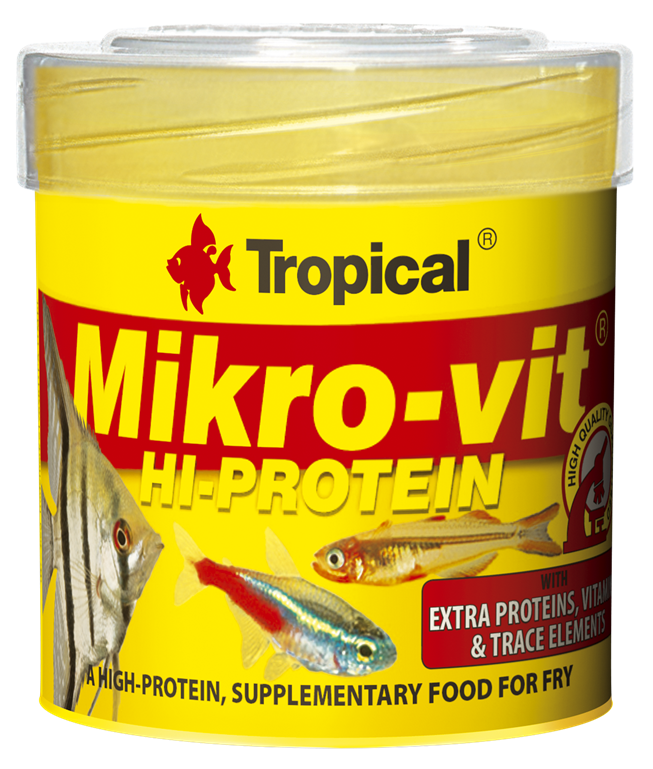 TROPICAL Mikrovit Hi-Protein 50ml nourriture à haute teneur en protéines, pour alevins
