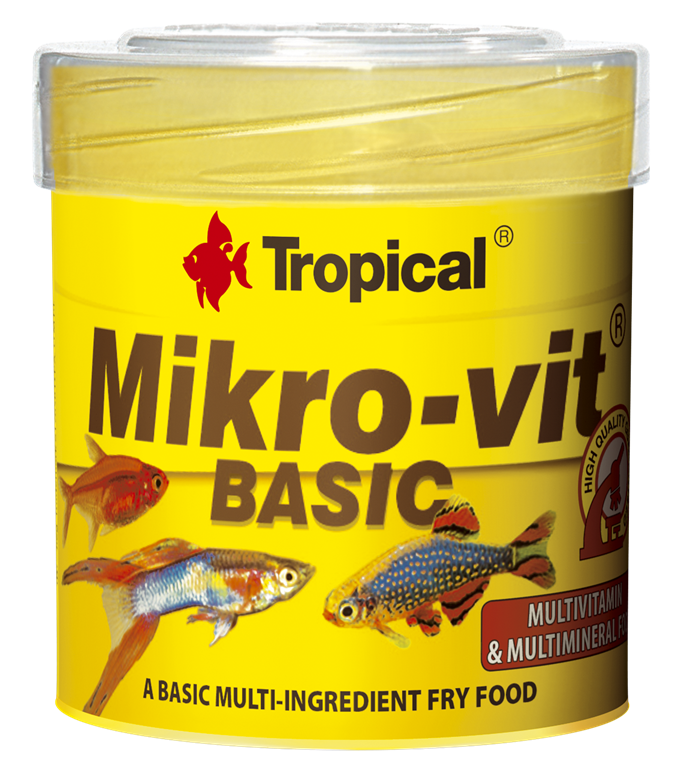 TROPICAL Mikrovit Basic 50ml nourriture de base pour alevins