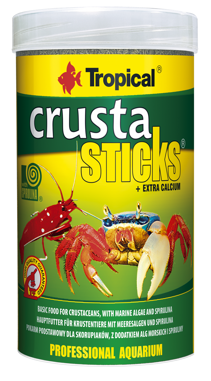 TROPICAL Crusta Sticks 250ml nourriture de base pour crustaces, avec algues marines et spirulina