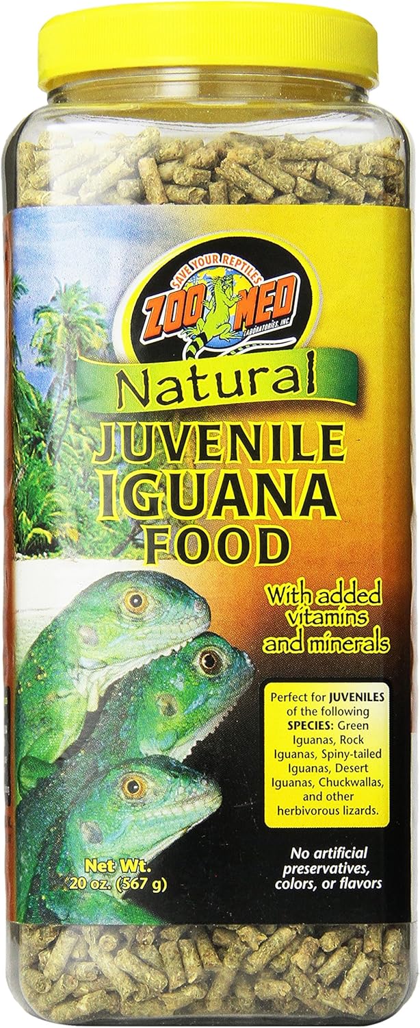 ZOOMED Natural Iguana juvénile 567 grs nourriture naturelle pour jeune Iguane avec vitamines et minéraux ajoutés