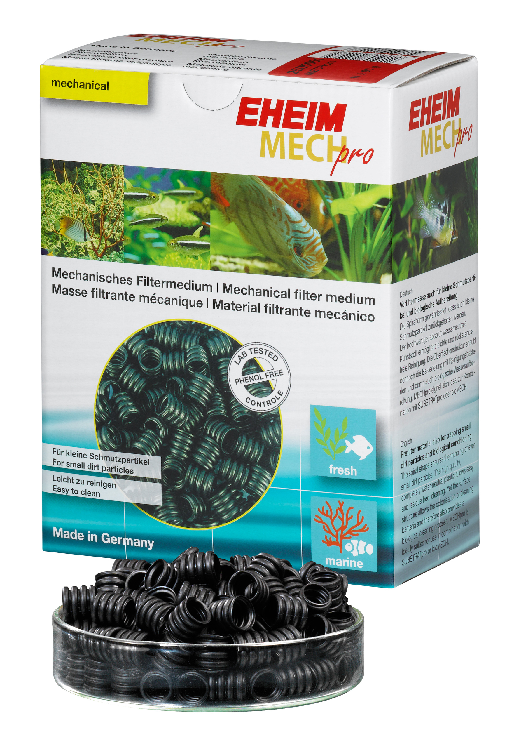 EHEIM Mech Pro 1L matériau de filtration mécanique haute qualité