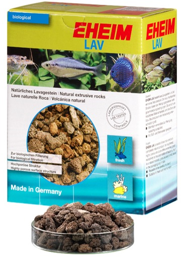 EHEIM Lav 1L matériau à base de roche volcanique poreuse idéale pour la colonisation des bactéries en aquarium