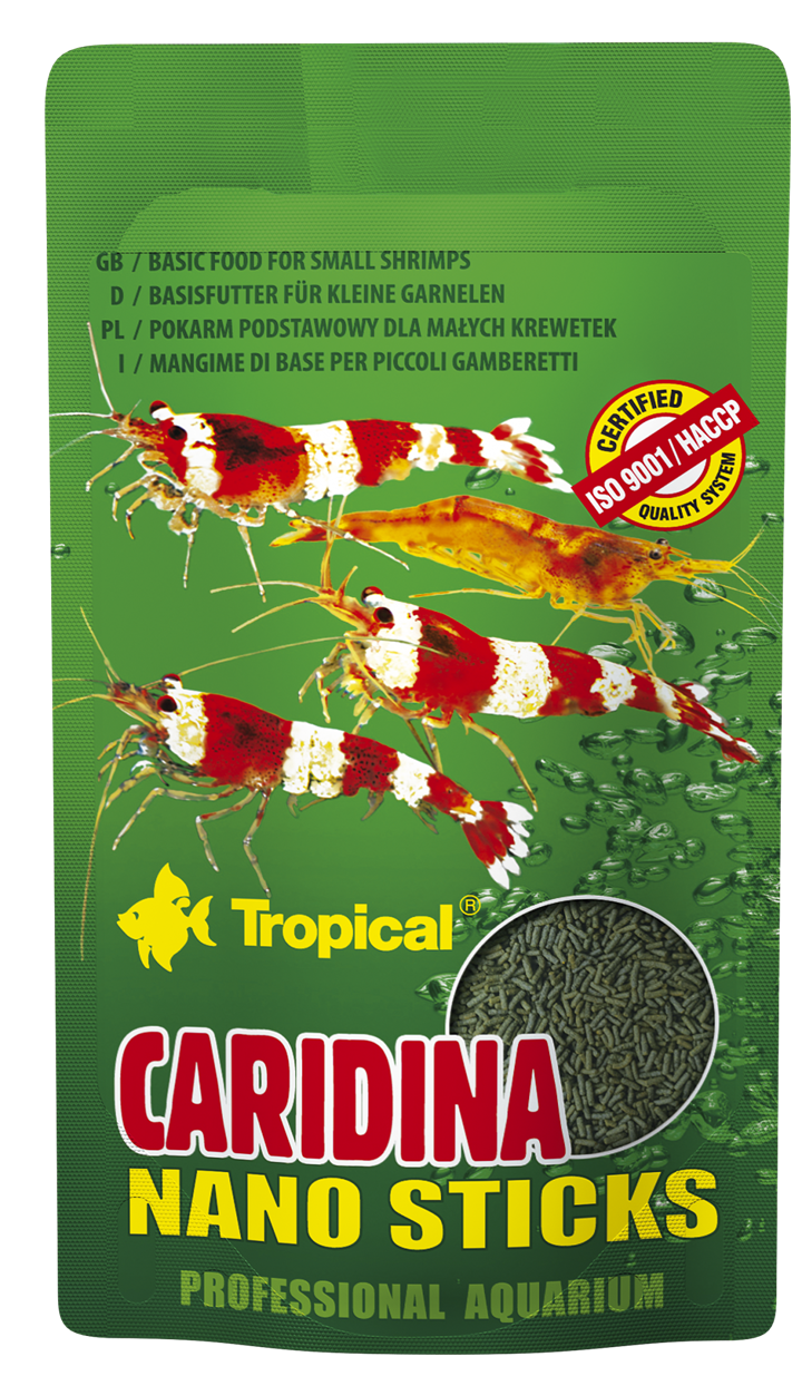 TROPICAL Caridina Nano Sticks 10 gr nourriture Premium pour crevettes d\'eau douce