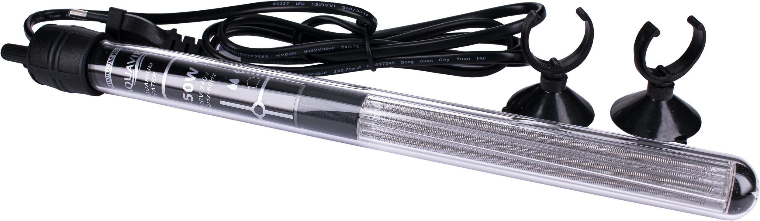 AQUAVIE Chauffage 150W combiné chauffant avec thermostat pour aquarium de 125 à 225 L