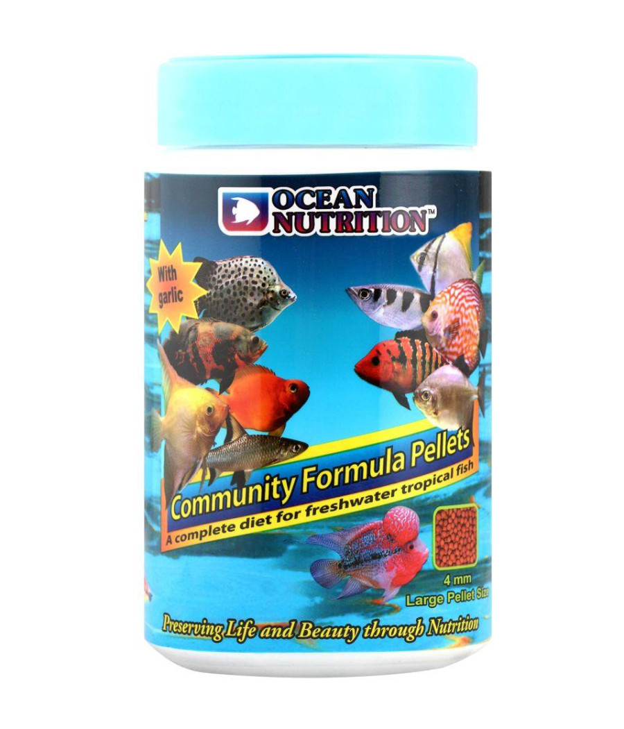 ocean-nutrition-community-formula-pellets-l-600-gr-nourriture-granules-4-mm-pour-petits-poissons-d-eau-douce