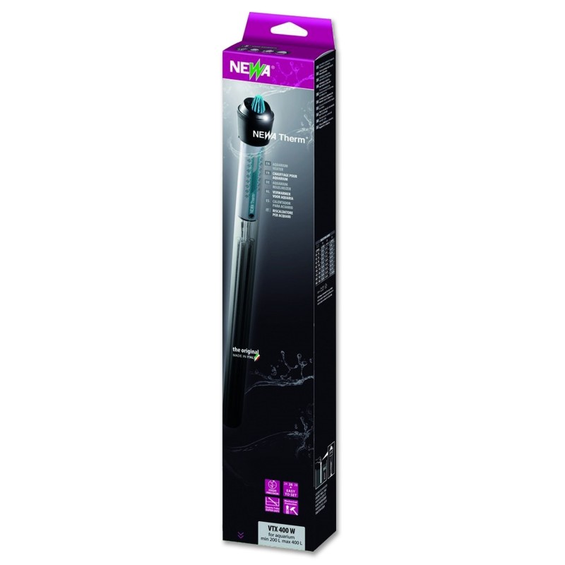 NEWA Therm 400W chauffage avec thermostat intégré pour aquarium de 200 à 400 L