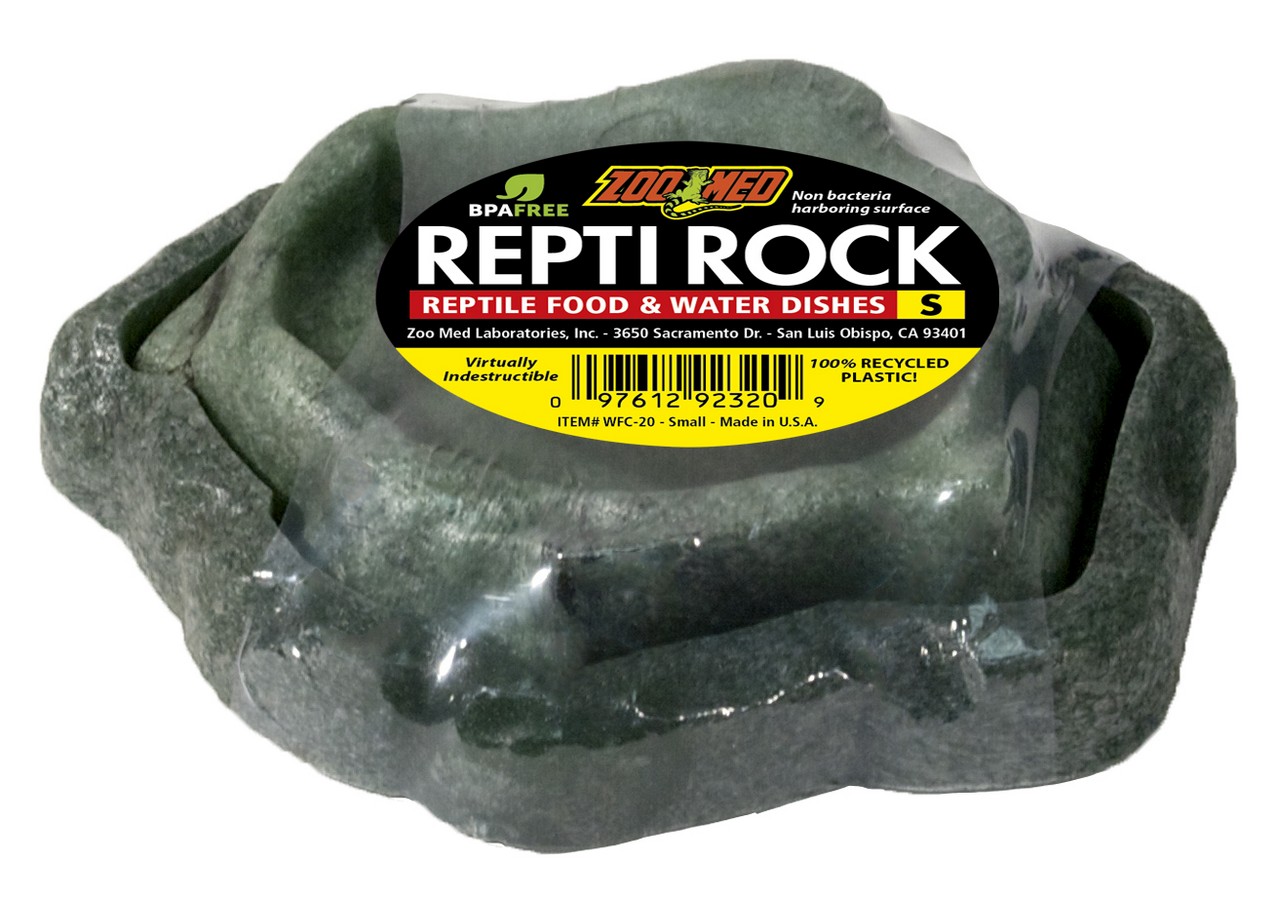 ZOOMED Combo Repti Rock Food / Water Dish Small kit abreuvoir et mangeoire pour reptile