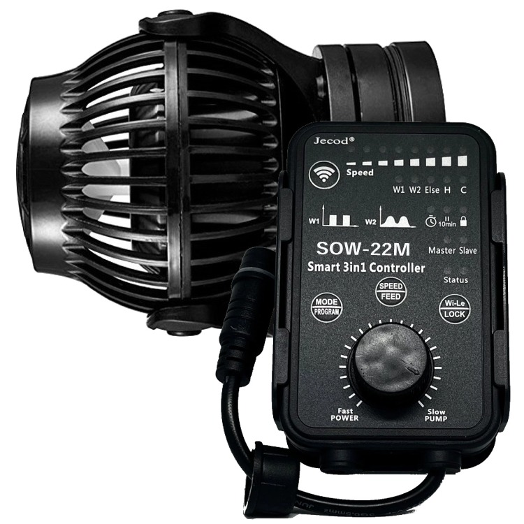 JEBAO SOW-22M pompe de brassage 1700 à 20000 L/h avec contrôle par Appli, WiFi ou manuel