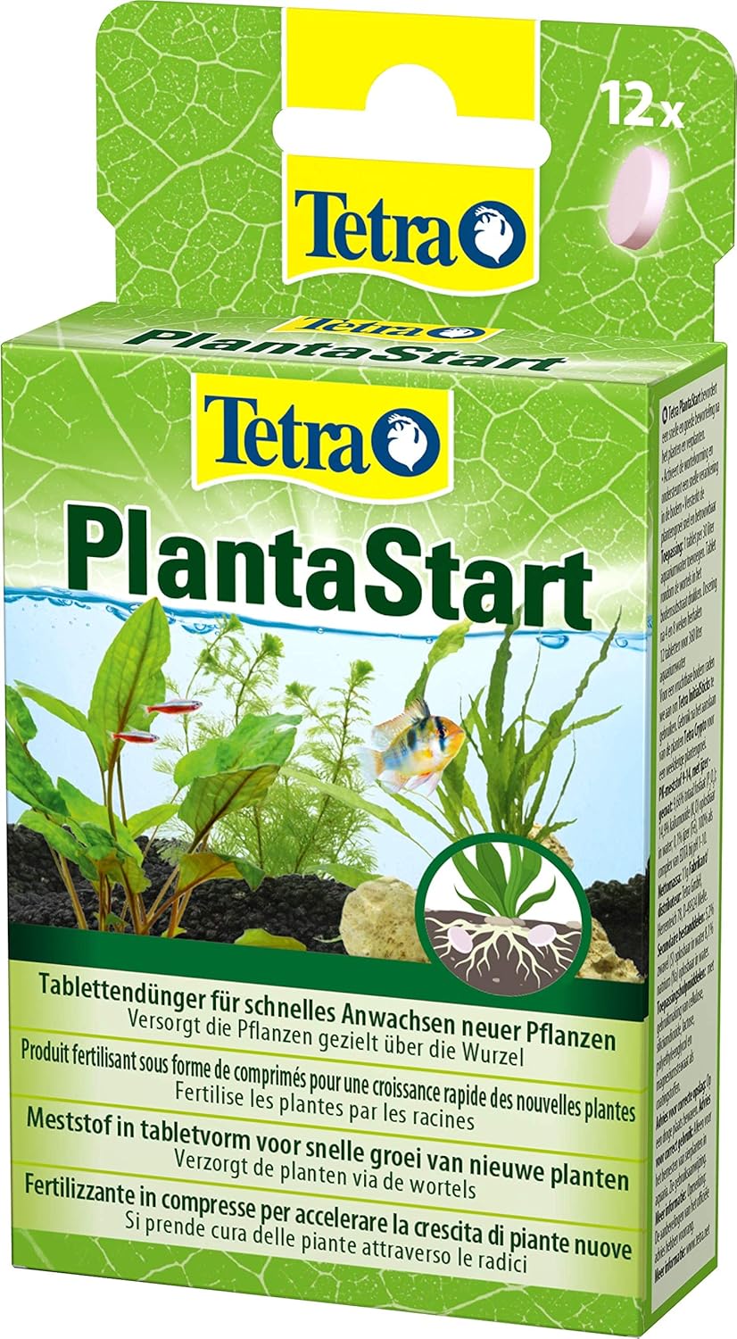 TETRA PlantaStart 12 comprimés fertilisants pour une croissance rapide des nouvelles plantes