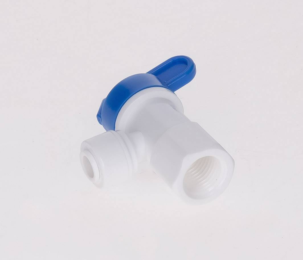 AQUAVIE Robinet d\'arrêt pour tuyau 1/4 avec raccord femelle fileté 1/4