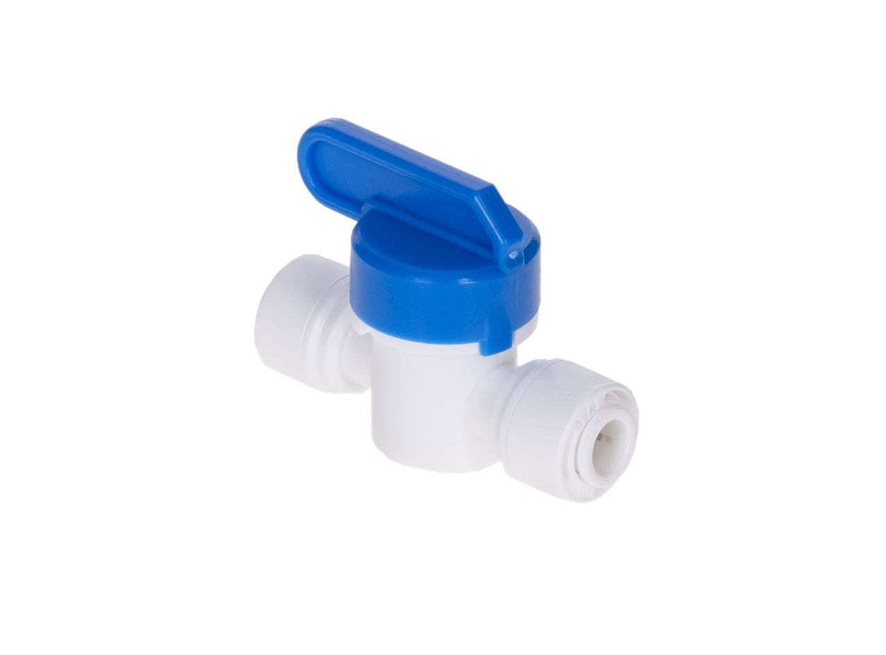 AQUAVIE Robinet d\'arrêt à 180° pour tuyau 1/4