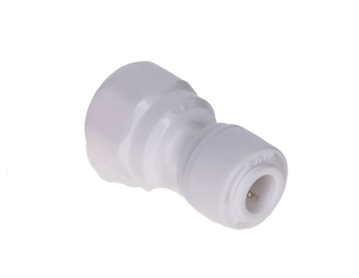 AQUAVIE Raccord droit pour tuyau 1/4 vers filetage femelle 1/4