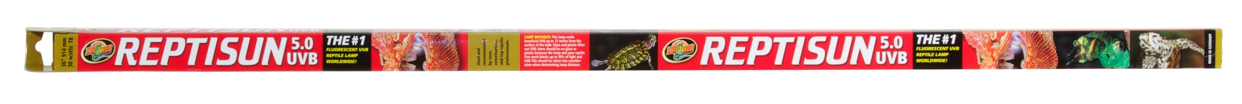 ZOOMED ReptiSun T8 5% UV-B 30W 90 cm tube néon pour reptiles