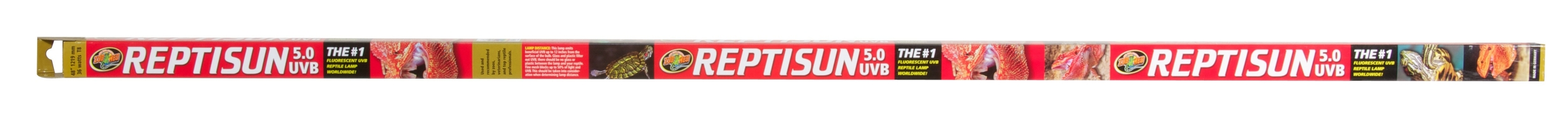 ZOOMED ReptiSun T8 5% UV-B 36W 120 cm tube néon pour reptiles