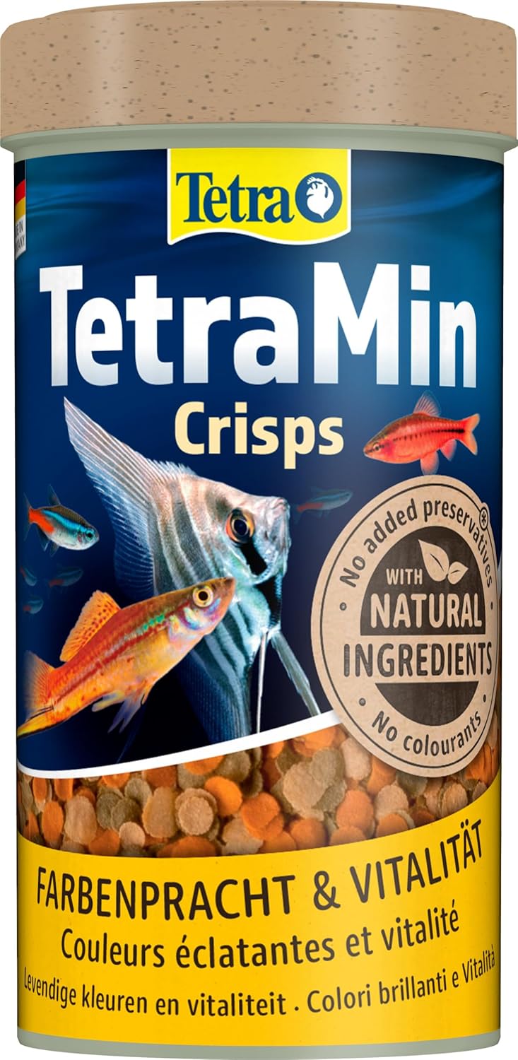 TETRA TetraMin Crisps 250 ml aliment complet en chips pour tous les poissons tropicaux.