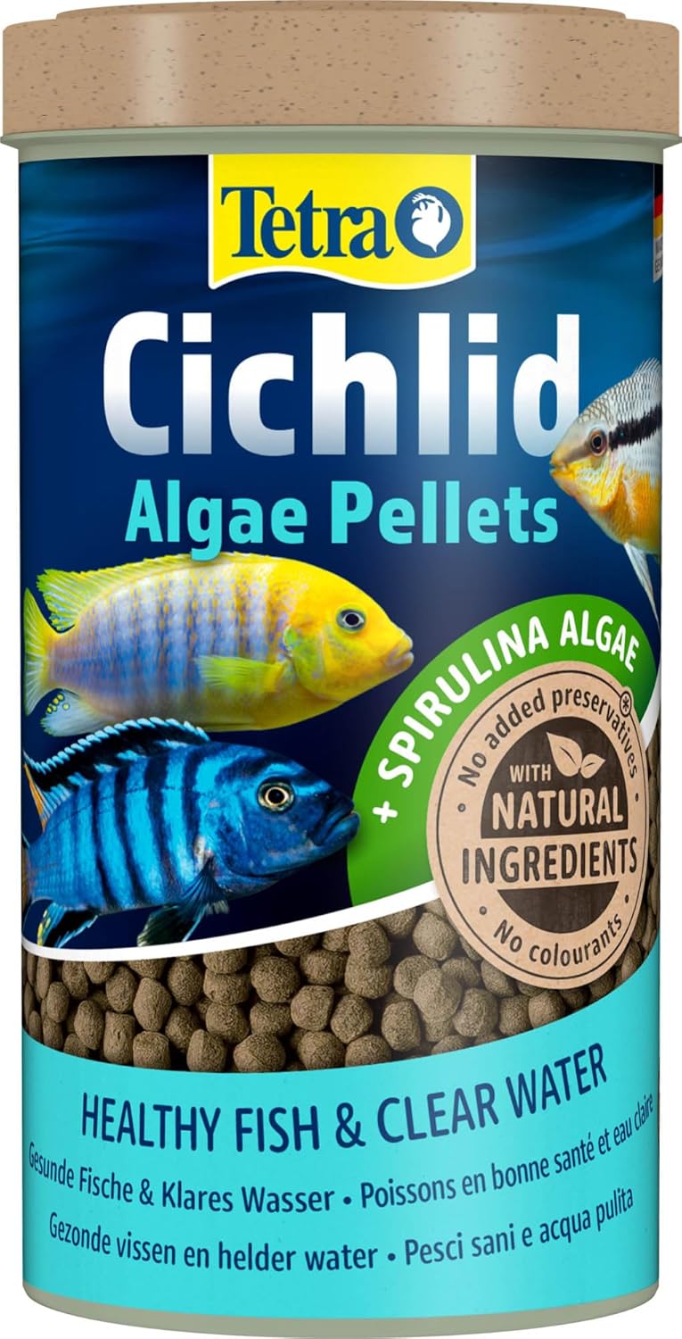 TETRA Cichlid Algae 500 ml aliment complet enrichi en Spirulina pour tous les Cichlidés herbivores
