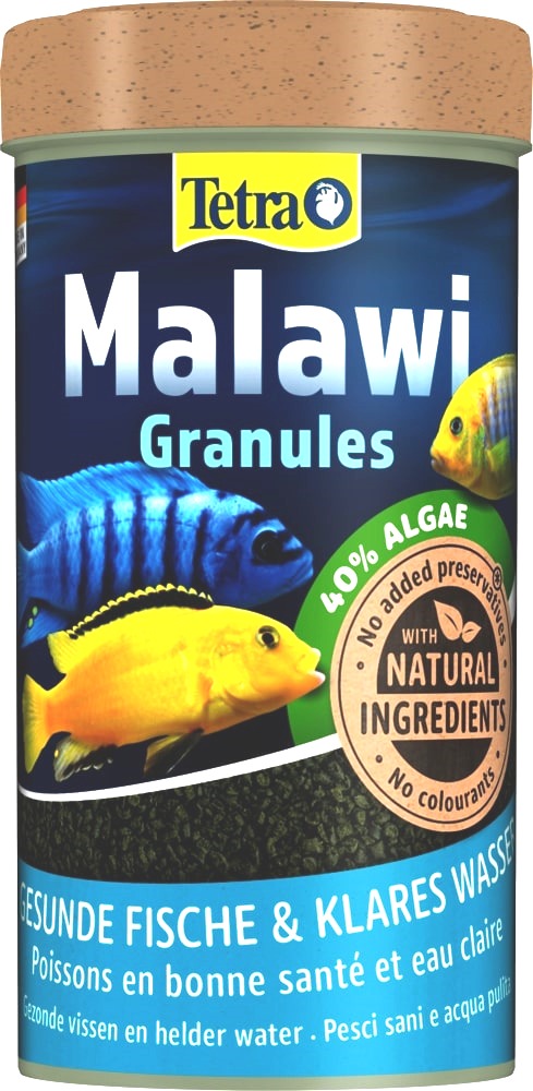 TETRA Malawi Granules 250 ml nourriture riche en algues pour Cichlidés herbivores