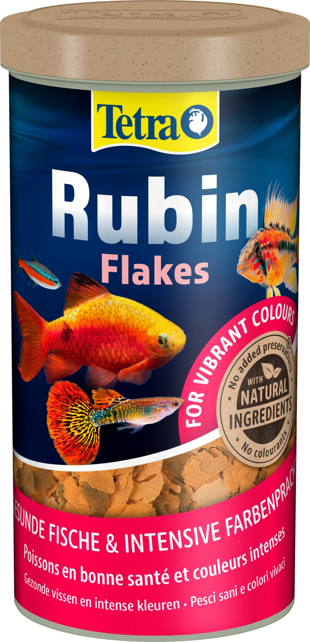 TETRA Rubin 1L aliment complet en flocons avec un activateur naturel de couleurs pour poissons d\'ornement