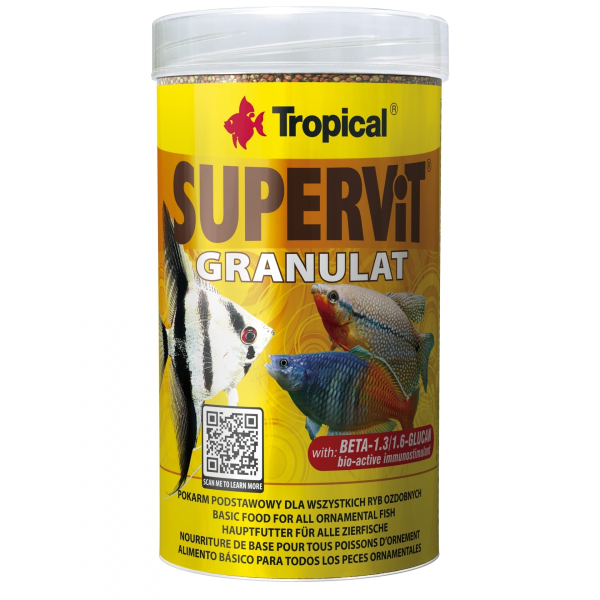 TROPICAL Supervit Granulat 250 ml nourriture de base en granulés à multi ingrédients avec beta-glucan